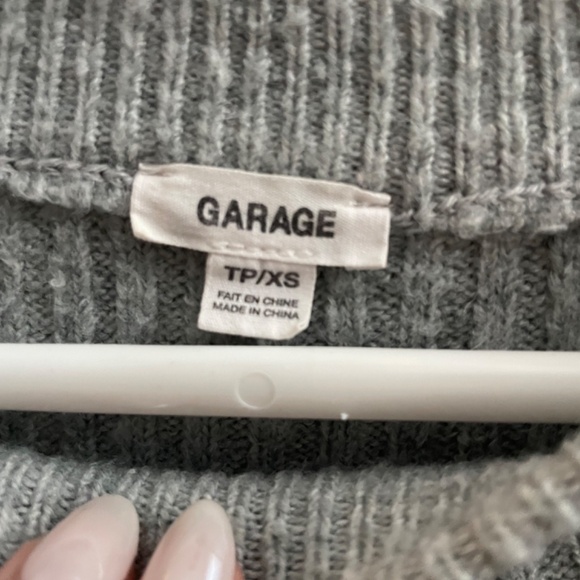 Extra Small Grey Garage Sweater - Picture 2 of 3